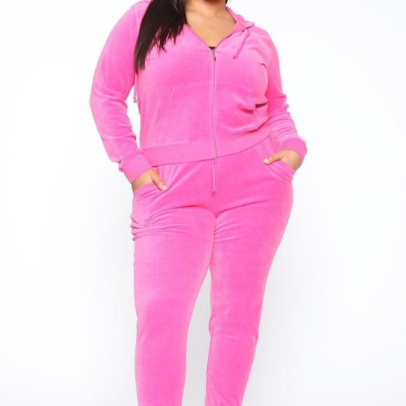 Fashion Nova Pants & Jumpsuits Hot Pink 2 Piece Sweat Suit Poshmark